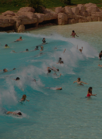  造浪設(shè)備使用現(xiàn)場(chǎng)